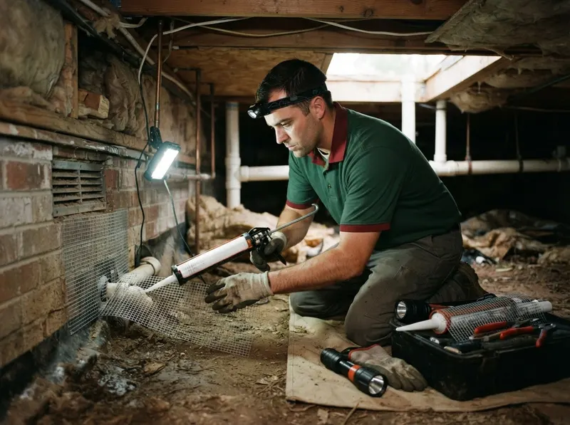 Crawlspace Rodent Exclusion in Charleston, SC